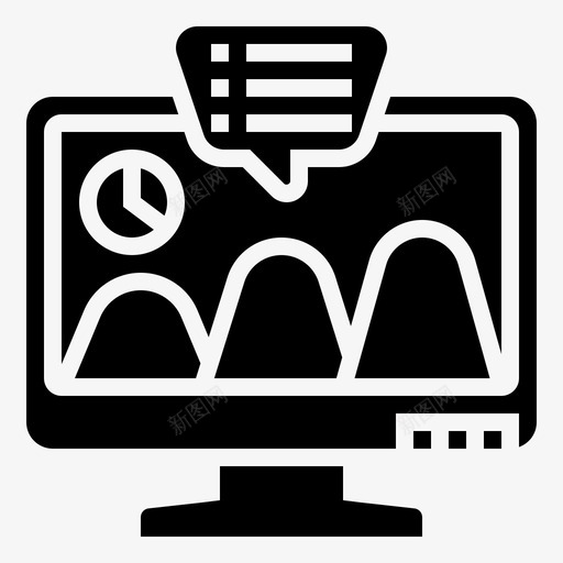 统计图计算媒体svg_新图网 https://ixintu.com 统计 计算 媒体 结果 统计分析 字形