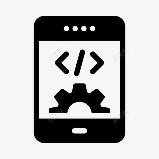 开发手机编码svg_新图网 https://ixintu.com 开发 手机 编码 电话 设计
