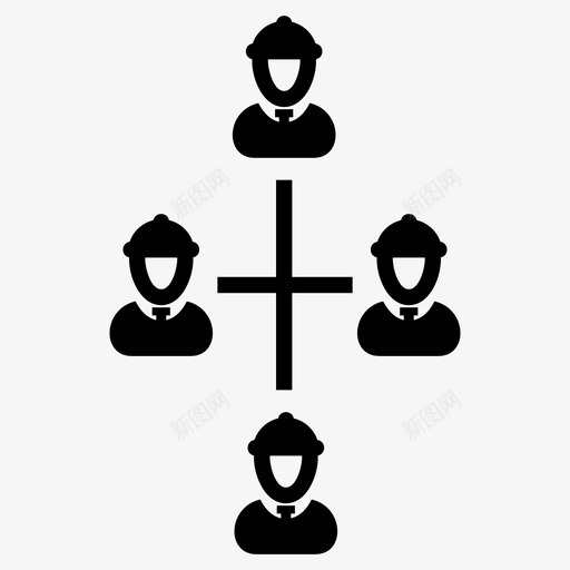 团队人一起svg_新图网 https://ixintu.com 团队 一起