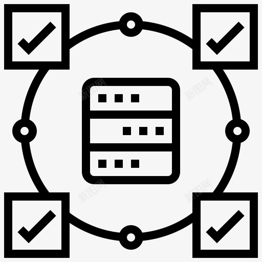 聚类分析数据分组svg_新图网 https://ixintu.com 聚类 分析 数据 分组 服务器 研究分析