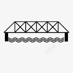 桥水桥水铁路公路桥高清图片