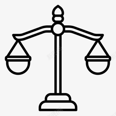 规模平衡法庭图标