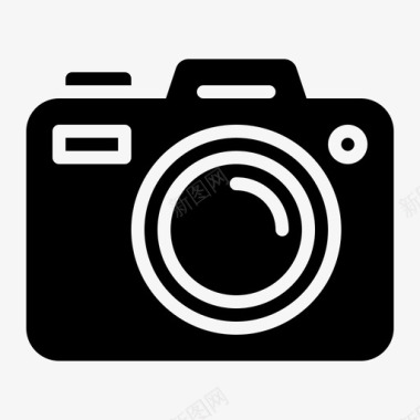 照相机照片电子设备图示符图标