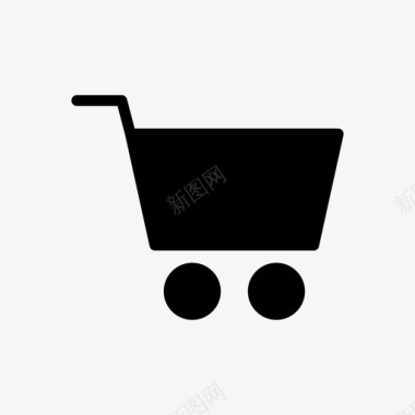 购物车购物篮搜索引擎优化互联网线条图标