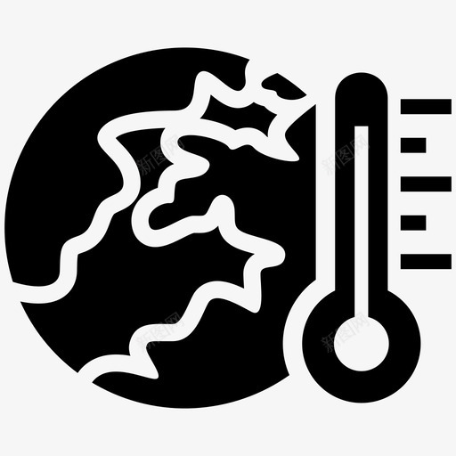全球变暖地球温度生态svg_新图网 https://ixintu.com 全球 变暖 地球 温度 生态 循环