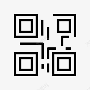 qr代码标签图标