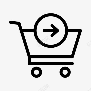 购物车购物篮互联网和数字营销图标