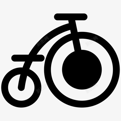 自行车轮子svg_新图网 https://ixintu.com 自行车 轮子
