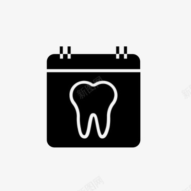 牙医预约图标护理牙科图标