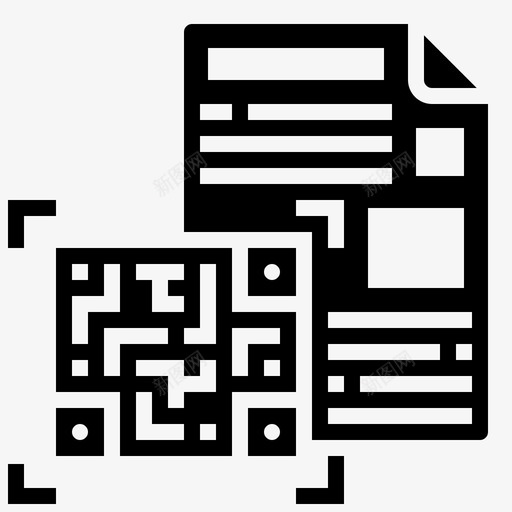 qr文件代码商业svg_新图网 https://ixintu.com 文件 代码 商业 支付 条形码 图示