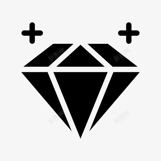 宝石钻石财务svg_新图网 https://ixintu.com 财务 宝石 钻石 质量 红宝石 像素 线条
