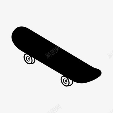 滑板运动运动器材图标