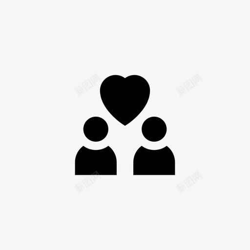 浪漫情侣爱情svg_新图网 https://ixintu.com 浪漫 爱情 情侣 婚姻 婚礼 线条 符号