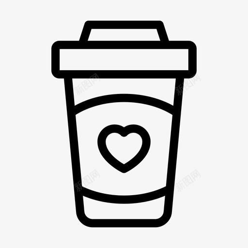 咖啡饮料约会svg_新图网 https://ixintu.com 饮料 咖啡 约会 爱情 马克 洛夫 线条 化学