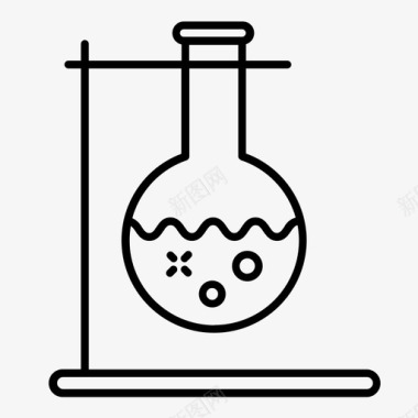 科学计划化学学校图标