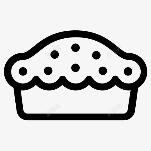 派烤甜点svg_新图网 https://ixintu.com 派烤 甜点 糕点