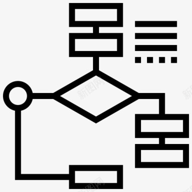 流程图逻辑程序图标