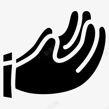 手祈祷阿拉伯语伊斯兰教图标