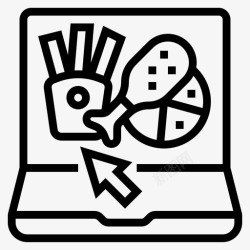 icon我的订单常态食品在线快餐食品配送高清图片