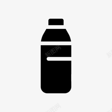 水瓶饮料包装图标