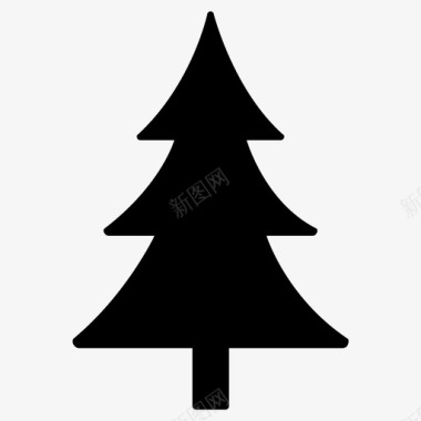 圣诞树装饰环境图标