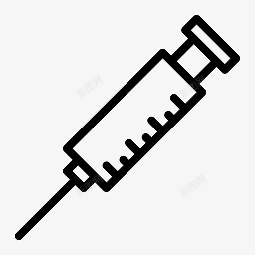 注射器注射剂疫苗svg_新图网 https://ixintu.com 注射器 注射剂 疫苗 医疗 大纲