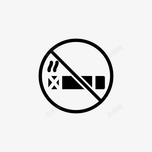 禁止吸烟酒精雕文svg_新图网 https://ixintu.com 禁止 吸烟 烟酒 精雕