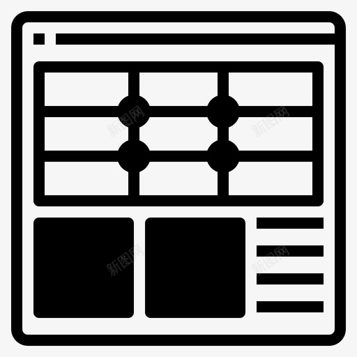 组成布局三分法svg_新图网 https://ixintu.com 组成 布局 三分法 用户界面 网页设计 用户 界面设计