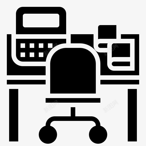办公室商业公司svg_新图网 https://ixintu.com 办公室 商业 公司 办公桌 工作 工作场 场所 房地产 图示