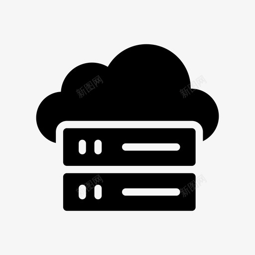 服务器云数据中心svg_新图网 https://ixintu.com 服务器 数据中心 数据库 存储 主机