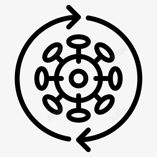 冠状病毒疾病医学svg_新图网 https://ixintu.com 病毒 冠状 疾病 医学 激活