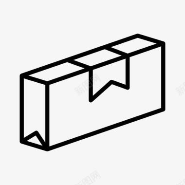 箱子板条箱包裹图标