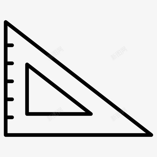 三角形量度尺直尺svg_新图网 https://ixintu.com 三角形 量度 度尺 直尺 定格 科学
