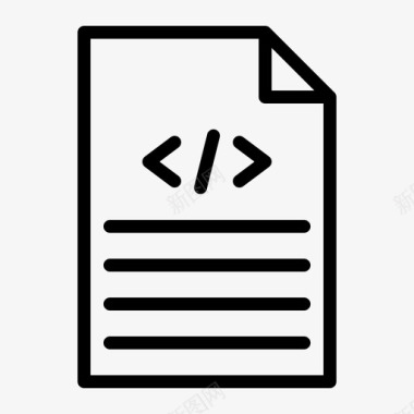 html文件代码文档图标