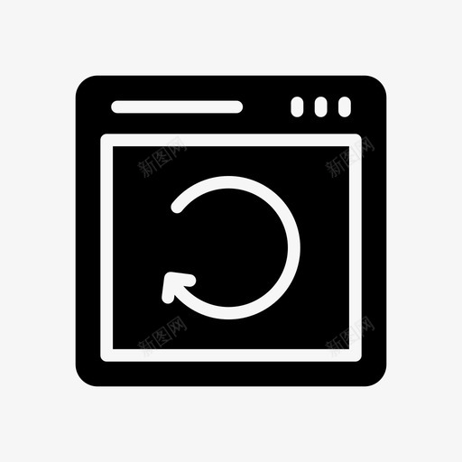 重新加载浏览器刷新svg_新图网 https://ixintu.com 网页 重新 加载 浏览器 刷新 搜索引擎 优化 线条 符号