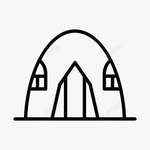 帐篷住宿探险svg_新图网 https://ixintu.com 帐篷 住宿 探险 营地 天篷