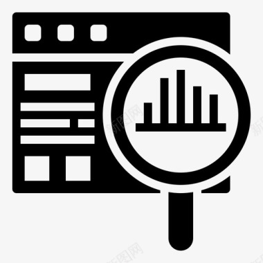 分析报告数据监视器图标