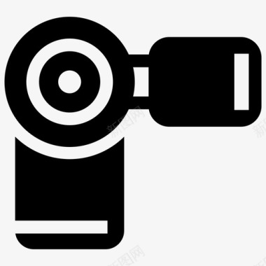 摄像机数码相机手持式摄像机图标
