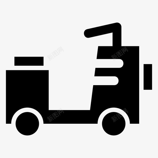 滑板车商业货物svg_新图网 https://ixintu.com 滑板车 商业 货物 送货 汽车 车辆