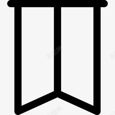 书签双注意收藏图标
