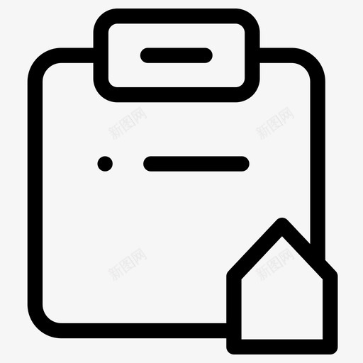便笺剪贴板笔svg_新图网 https://ixintu.com 便笺 剪贴板 文本 文档 书写 施工 质量 大纲 第卷