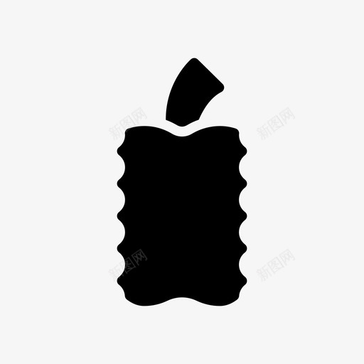 苹果苹果核吃svg_新图网 https://ixintu.com 苹果 果核 吃食 食物 水果 健康 垃圾 分类