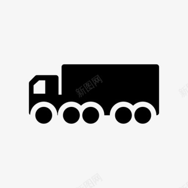 集装箱货物运输图标
