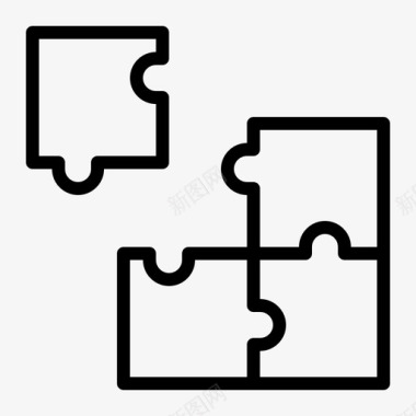 拼图玩具婴儿玩具图标