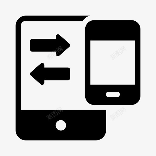 文件共享数据移动svg_新图网 https://ixintu.com 文件 共享 数据 移动电话 传输 传输网 网络 云计算