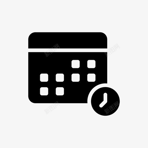 截止日期约会日历svg_新图网 https://ixintu.com 日期 时间 截止 截止日 约会 日历 图示