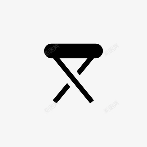 凳子家具室内svg_新图网 https://ixintu.com 家具 凳子 室内 桌子 木头 线条 符号