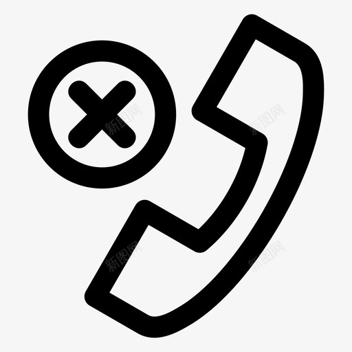 阻止呼叫阻止电话亭svg_新图网 https://ixintu.com 阻止 呼叫 电话亭 来电 电话