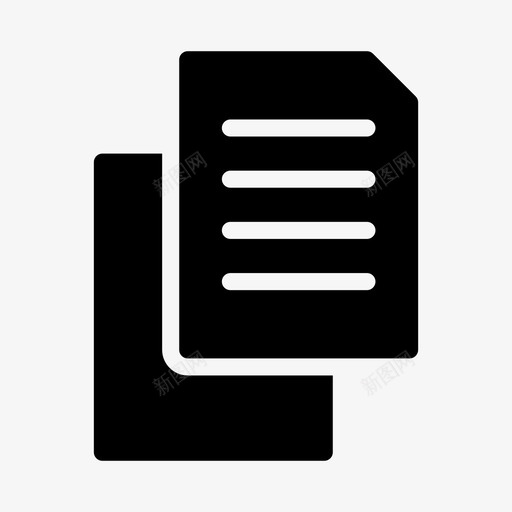 文件纸张记录svg_新图网 https://ixintu.com 文件 纸张 记录 记录纸 文件夹