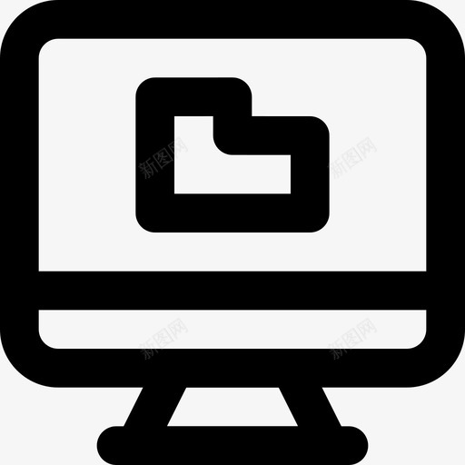 电脑文件夹显示器电脑svg_新图网 https://ixintu.com 电脑 文件夹 显示器 屏幕 像素